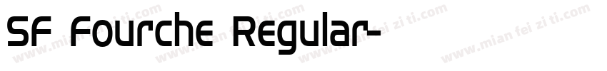 SF Fourche Regular字体转换